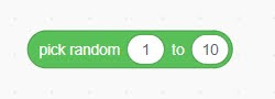 “Pick Random () to ()” Operator block