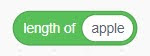 “length of ()” Operator block