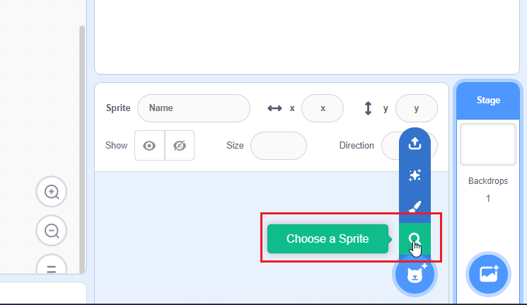  “Choose a Sprite”