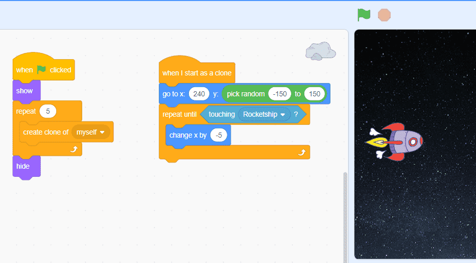 Set the x value by -5