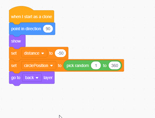 “looks” drag & drop the “go to back layer” block