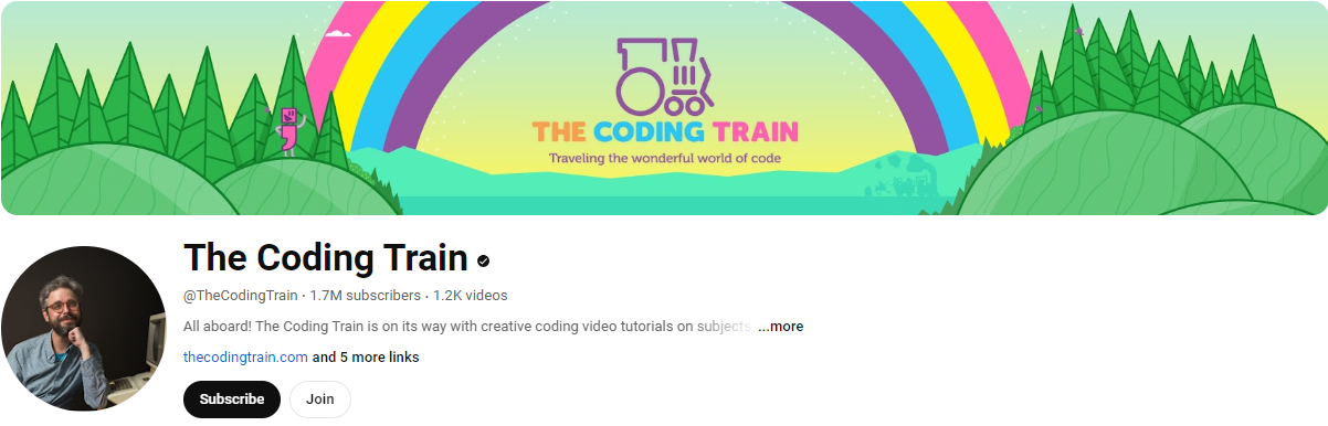 YouTube Channels to learn Javascript #10-the coding train